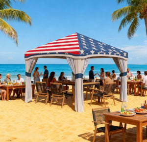 English Elm Height Adjustable 10x10 Pop up Canopy with Mesh Walls Steel Frame Uv Protection T3971P425581