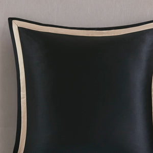 JLA Home Madison Park - 8 Jacquard Comforter Set with Damask Medallion, Satin Sheen, Overfilled Warmth & Decorative Accents MP10-8727