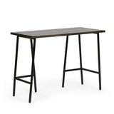 Christopher Knight Home® - Noble House - Darke Modern Industrial Handmade Mango Wood Console Table, Brown and Black