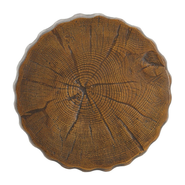 English Elm Modern Mgo Three Tier Round Accent Table Weather Resistant Patio and Living Room Decor N770P359386B