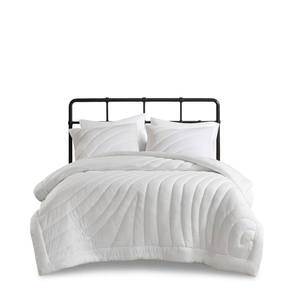 English Elm 2 Piece Jersey Knit Quilted Comforter Set Hypoallergenic Soft Twin Bedding B035P319897