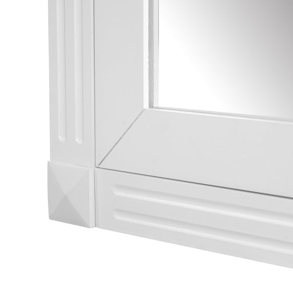 English Elm 36'' Wall Mounted Medicine Cabinet with Dual Mirrors Soft Close Doors Bathroom Storage White N710P371186K