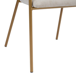 English Elm Modern Velvet Dining Chairs with Gold Metal Frame Glamorous Set of Two N776P224512D