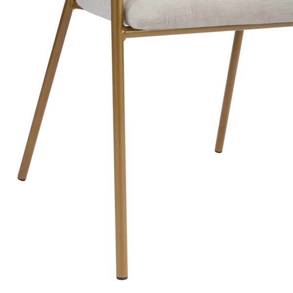 English Elm Modern Velvet Dining Chairs with Gold Metal Frame Glamorous Set of Two N776P224512D