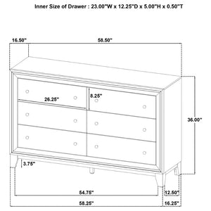 English Elm Anza Queen Bedroom Set with Taupe Upholstered Headboard and Walnut Finish Storage B062S01691