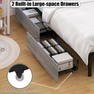 English Elm Twin Corner Daybed with Bookcase Headboard Led Lighting and Usb Charging Ports W3107P396528