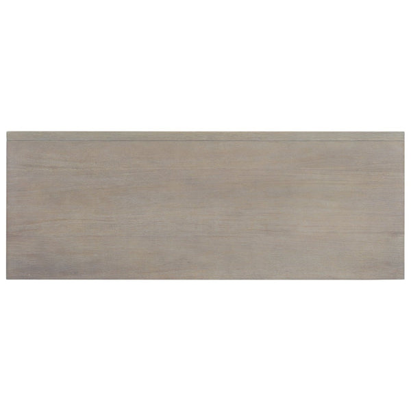 English Elm U_style Farmhouse Pine Veneer Buffet Cabinet with Double Doors for Kitchen or Entryway Gray N711P410389E