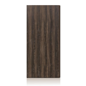 English Elm 30 in Flush Interior Door Slab Walnut Grain Melamine Mdf Hollow Core Lightweight B2763P486374