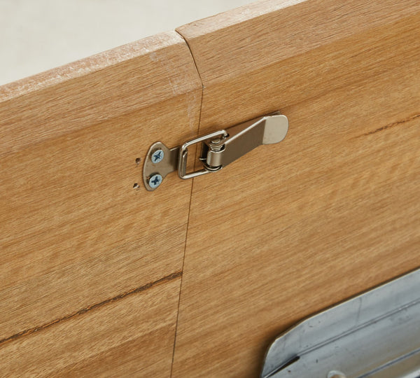 English Elm Extensible Pedestal Dining Table with MDF Top for 4-6, Stylish Durable Design, Easy Assembly, Comfortable Dining Experience Oak W234S00105