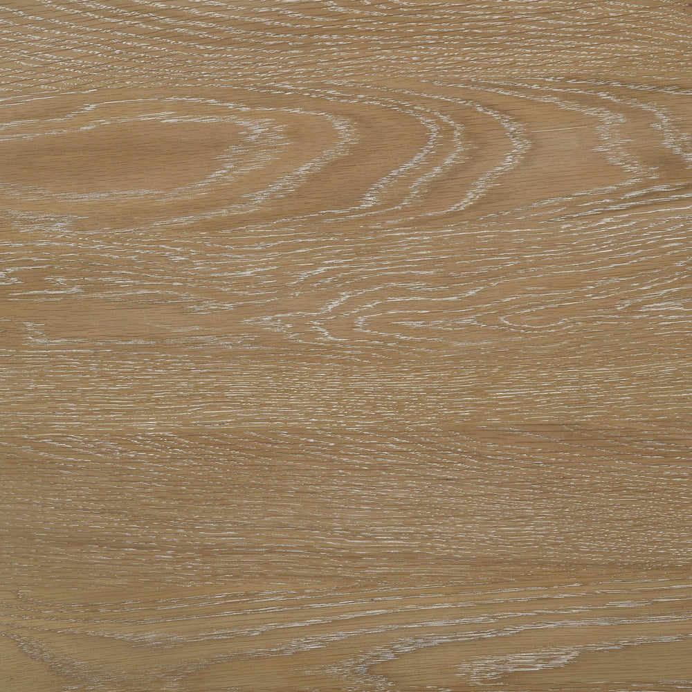 English Elm Dreydon Barley Upholstered Dining Side Chair Set of 2 — Distressed Light Brown Rubberwood Frame, Cozy Barley Fabric Back Support B062P374084