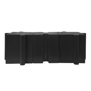 English Elm Christopher Knight Home® - Puzzle Art Side Table - Modular Black Mgo Design For Custom Indoor & Outdoor Arrangements, Weatherproof N770P347932B