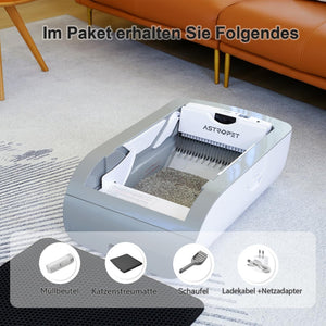 English Elm Smart Self-cleaning Litter Box with Wide Entry Sensor Cycle and Wifi App Control W1264P283678