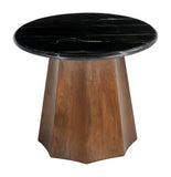 Aipe Accent Table Black & Brown 110250 Zuo Modern