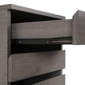 OSP Home Furnishings Holly Mobile Storage Cart Farm Oak