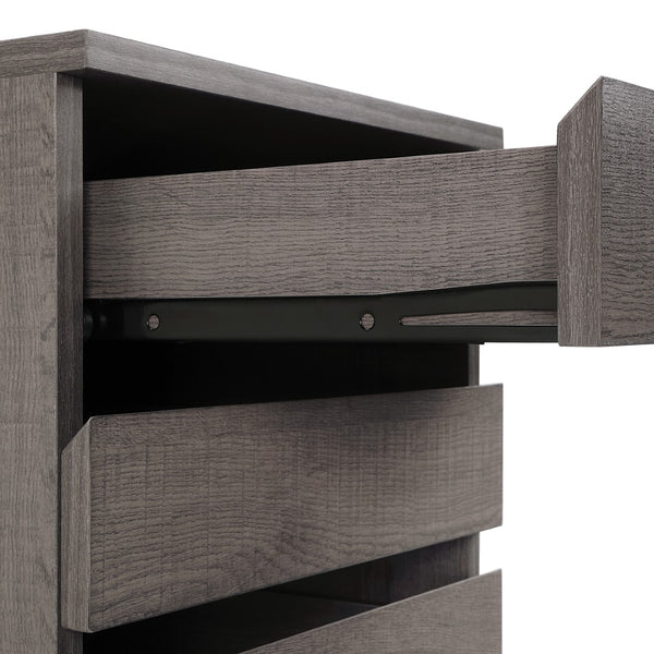 OSP Home Furnishings Holly Mobile Storage Cart Farm Oak