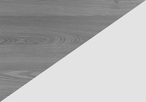 English Elm Dining 32" Counter Height Rectangular Table with Easy-Clean Laminate Top and Slim Metal Legs for Compact Spaces Grey 38 L x 34 W x 5 H B2710P287003