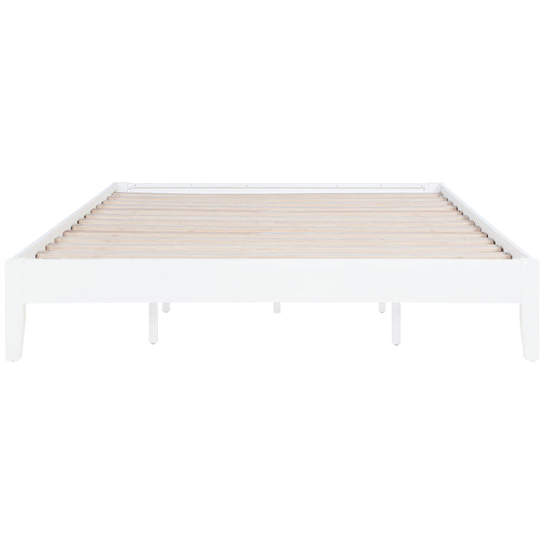 English Elm Hounslow White Eastern King Platform Bed - Elegant Low-Profile Design For Modern Bedrooms & Durability B062S01216