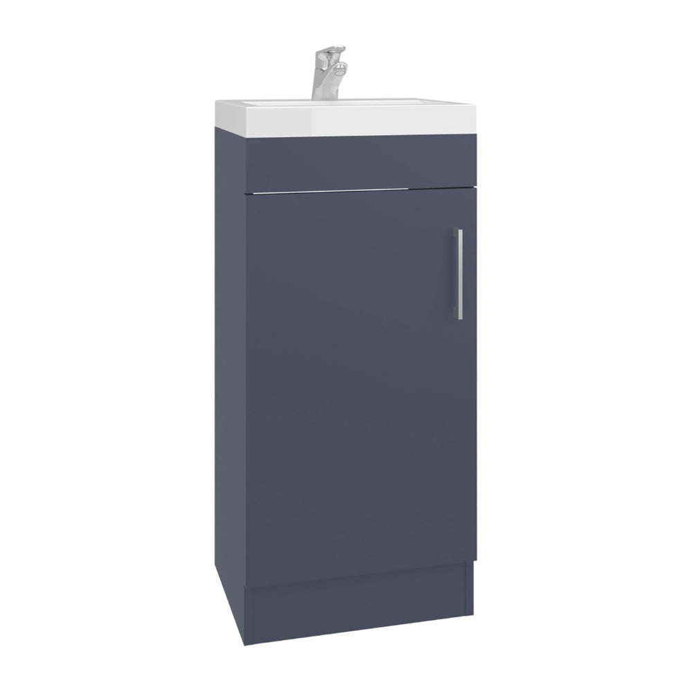 English Elm Madrid Floorstanding Vanity with Integrated Resin Sink Two Tone Modern Bathroom B200S00464