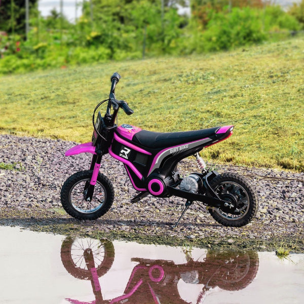 English Elm Aosom 12v Electric Kids Ride on Utv with Remote Control Suspension and Music System Pink W2225P229511