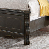 English Elm Steve Silver - Rhapsody - King Bed - Dark Brown