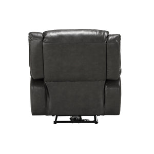 English Elm Grey Power Recliner With Usb Port - Modern Comfort, Stylish Design, Effortless Motion & Durable Support B062P215441