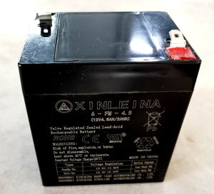 English Elm 12v4.5ah Sealed Lead Acid Rechargeable Battery for Kids Ride on Cars and Toys W1760P242536