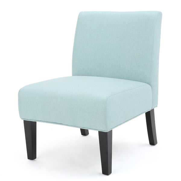 English Elm Christopher Knight Home® - Accent Chair In Light Blue Fabric - Modern Comfort, Stylish Design, Perfect For Compact Spaces! N771P218155U