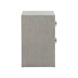 Moxy Bedside Table 2 Drawer Gray 385898 Chelsea House