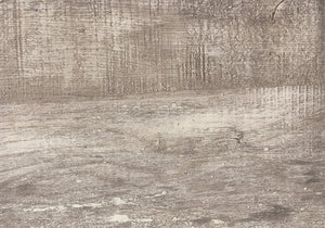 English Elm Computer Modern Tempered Glass Desk with Reclaimed Wood-Look Top and Single Storage Drawer, 48" taupe 53 L x 27 W x 7 H B2710P219774