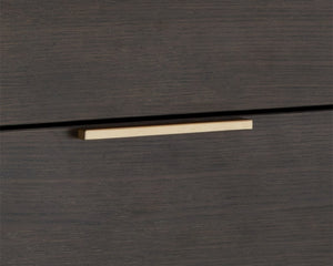 Sunpan Rebel Dresser – Modern Cream Oak Wood Design with 9 Soft Closing Drawers and Elegant Hardware Small - 66W x 19D x 34.25H