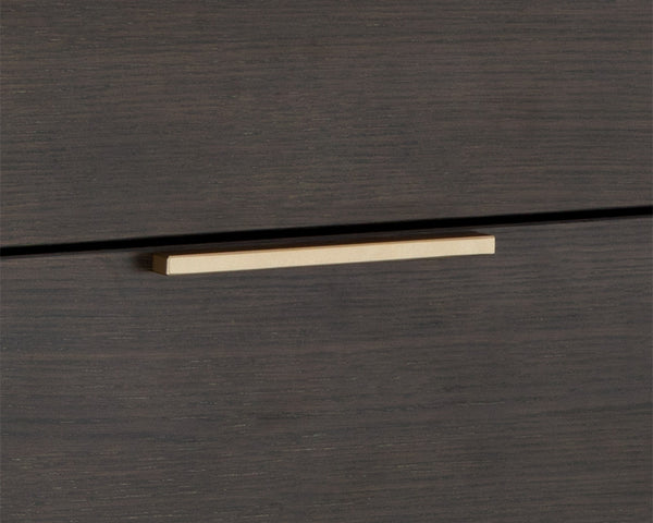 Sunpan Rebel Dresser – Modern Cream Oak Wood Design with 9 Soft Closing Drawers and Elegant Hardware Small - 66W x 19D x 34.25H