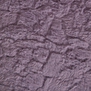 English Elm A&A Plush Faux Fur Office Chair with Ergonomic Wrap Back, Stable Metal Base, Breathable, Cute Wheels Violet W1143P324152