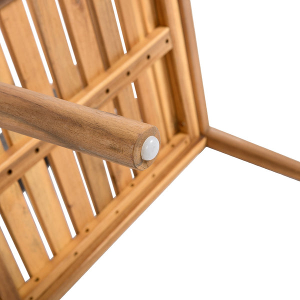 English Elm Christopher Knight Home® - Patio Acacia Wood Outdoor Club Chair Conversation Set with Side Table — Durable UV‑Resistant, Ergonomic Comfort Grey,Light Teak N770P313798L_N770P269704G004