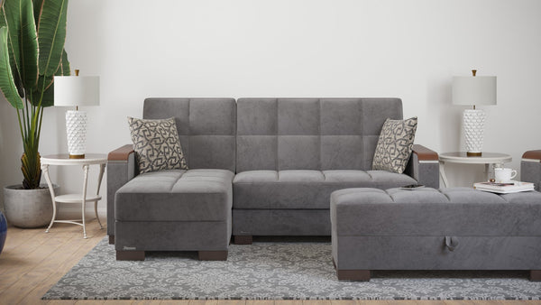 English Elm Primenest Zenaero Convertible Chaise Lounge With Storage - Stylish Upholstered Sleeper For Comfort B030P303547-GIGA