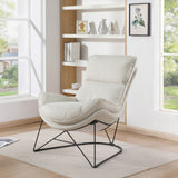 OSP Home Furnishings Ryedale Lounge Chair Cream