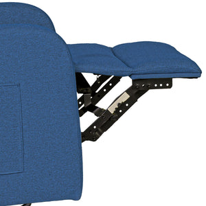 JLA Home INK+IVY - Power Dakota Recliner with Swivel, Glider & USB Charging — Power Recline, Storage Pocket, Plush Comfort Blue II103-0609