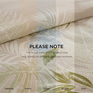 English Elm 6-piece Cal King Cotton Dobby Coastal Comforter Set with Embroidered Throw Pillows B035P463270