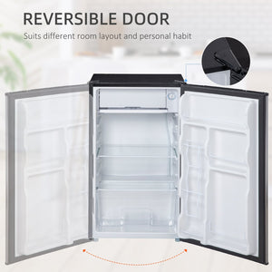 English Elm Homcom Compact Upright Freezer 1.1 Cu Ft with Adjustable Thermostat for Dorm or Office W2225P200921