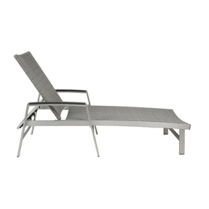 English Elm Christopher Knight Home® - Oxton Chaise Lounge – Durable Outdoor Seating With Breathable Mesh & Timeless Bungalow Style In Grey N775P210069G