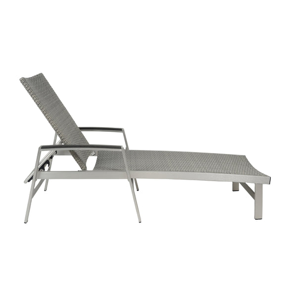 English Elm Christopher Knight Home® - Oxton Chaise Lounge – Durable Outdoor Seating With Breathable Mesh & Timeless Bungalow Style In Grey N775P210069G