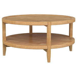 English Elm Runnion Rustic Mango Wood 2 Piece Coffee and End Table Set with Open Shelves B062S01450