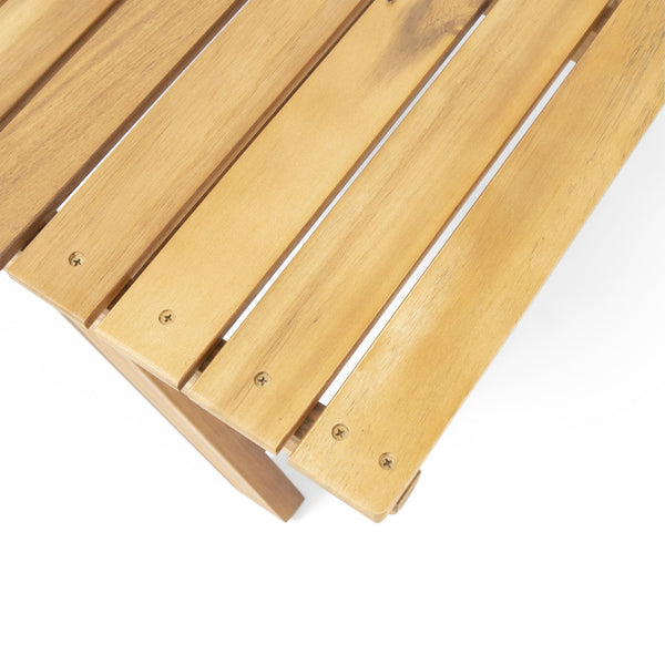 English Elm Christopher Knight Home® - SEDONA Acacia Outdoor Coffee Table with Open Slat Top, Durable Wood Design for Patio Living Spaces Teak 41.5 L x 28.25 W x 7.5 H 65811.00