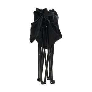 English Elm 2PCS Durable Folding Camping Chairs with Cushioned Seat, Side Pocket & Carry Bag for Outdoors Black 26.38 L x 6.3 W x 6.3 H W2297P316525