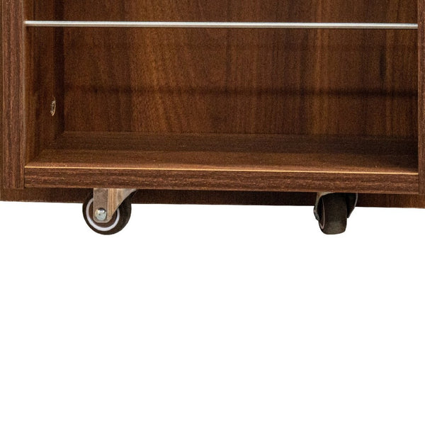 English Elm Kitchen Farmhouse Pantry Cabinet Tall Freestanding Three Door Pull Out Organizer W331S00211