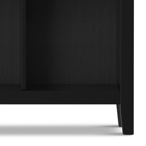 English Elm Artisan 12 Cube Storage Unit - Handcrafted Black Organizer For Home Décor & Versatile Functionality B136P238621