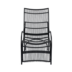 English Elm Christopher Knight Home® - 3 Piece Wicker Patio Set with Cloud-Like Cushions, Acacia Top Table, Rust-Resistant Steel Frame Beige+Black N780P209442B