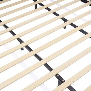 English Elm Christopher Knight Home® - Dark Green Velvet Soft Bed with Curved Headboard, 800lb Capacity, Easy Clean Luxury King Frame N769P348028G