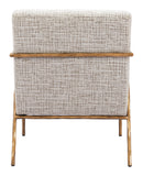 Norrebro Accent Chair Beige Frost 110270 Zuo Modern