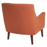 Madison Park Oxford Mid-Century Mid-Century Accent Chair FPF18-0219 Burnt Orange