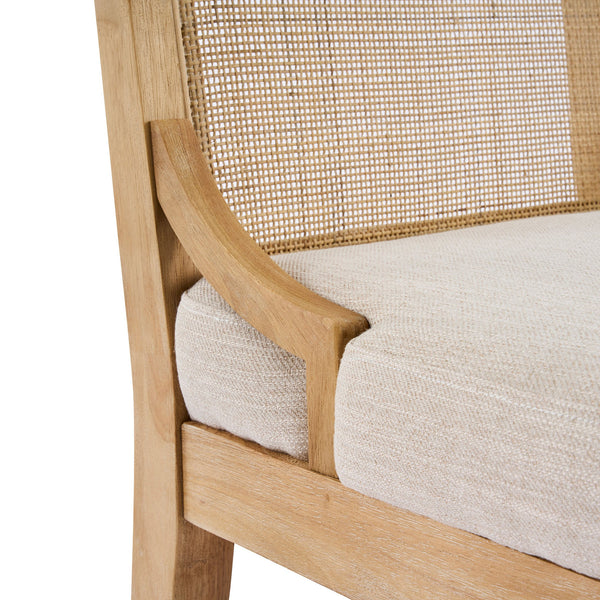 English Elm Christopher Knight Home® - Upholstered Dining Chairs Set Of 2 - Natural Cane Back & Rubberwood Legs For Modern Elegance N768P367152N